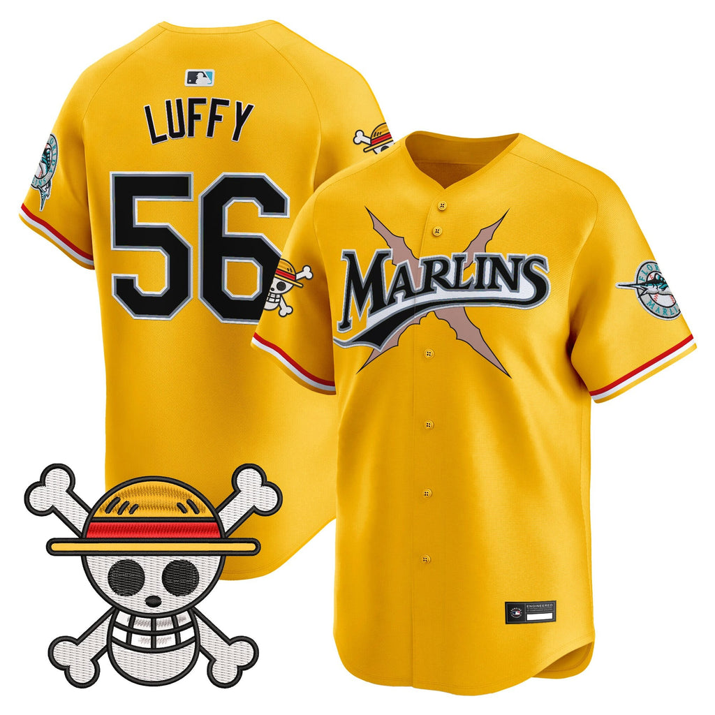 Men's Miami Marlins x One Piece Vapor Premier Limited Jersey - Stitched