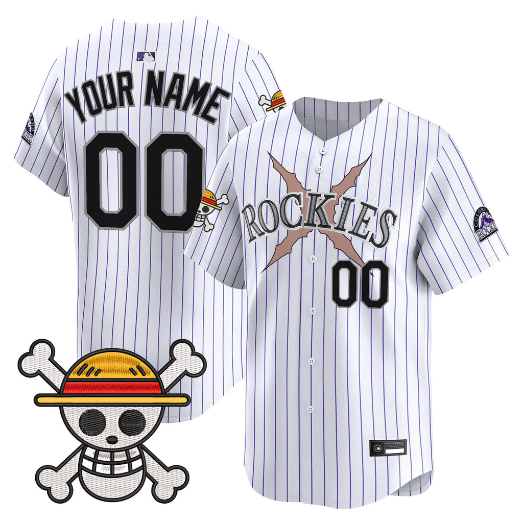 Colorado Rockies x One Piece Vapor Premier Limited Custom Jersey - Stitched