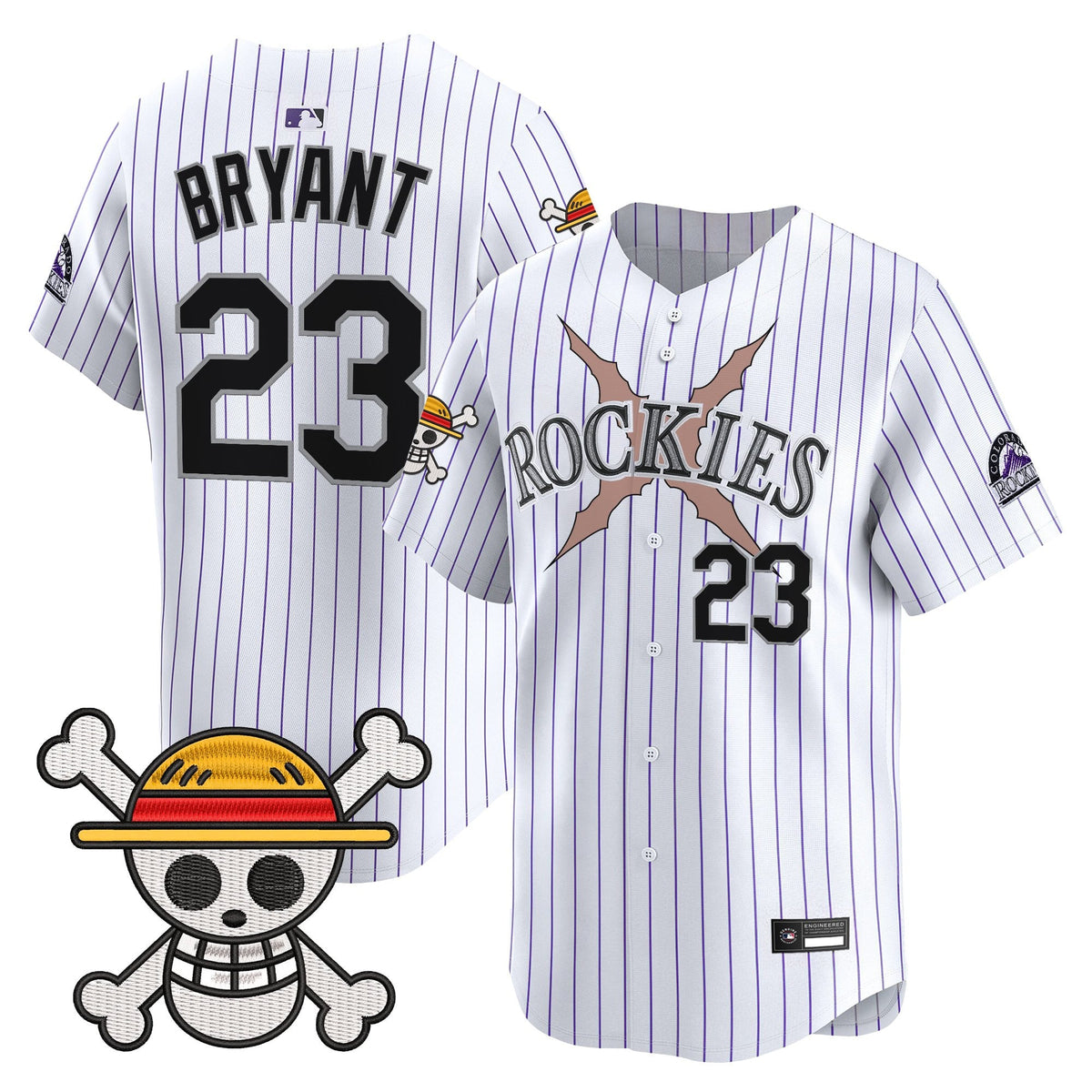 Men's Colorado Rockies x One Piece Vapor Premier Limited Jersey - Stitched