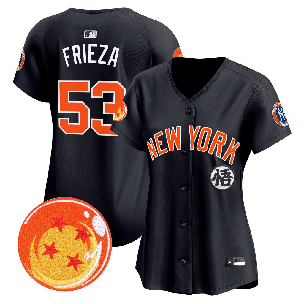 Women's New York Yankees x Dragon Ball Vapor Premier Limited Jersey - All Stitched
