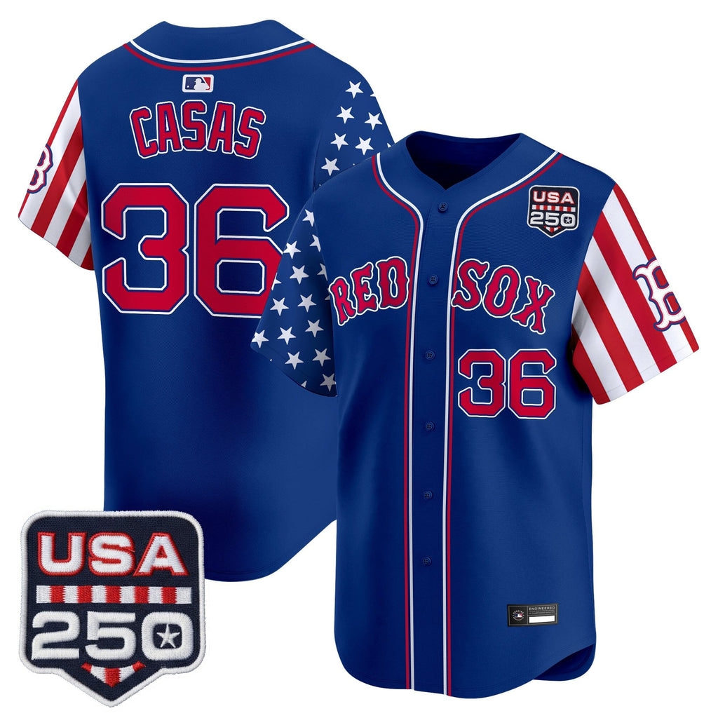 Men's Boston Red Sox "America 250 Edition" Vapor Premier Limited Jersey - All Stitched