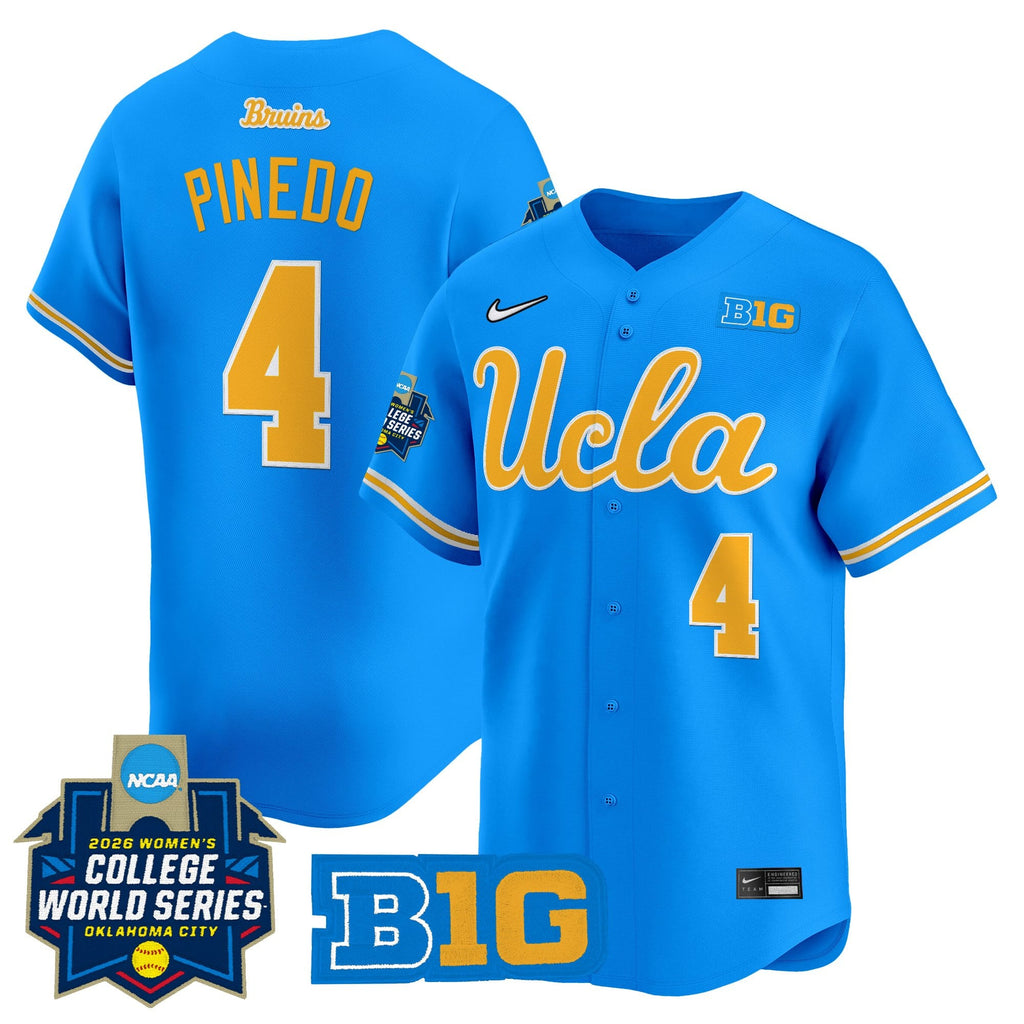 Men's Size - UCLA Bruins Softball 2026 World Series (WCWS) Vapor Premier Limited Jersey - All Stitched