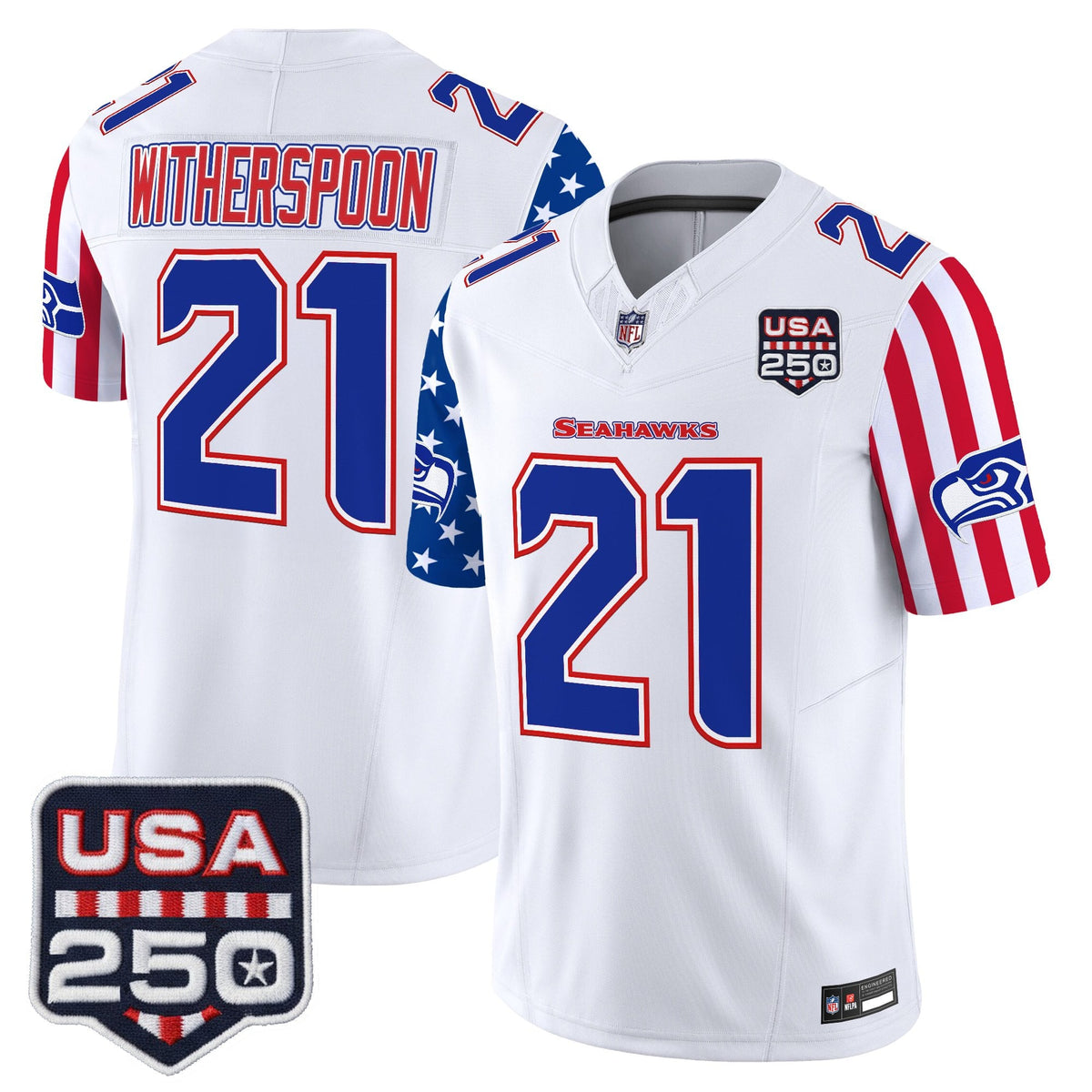 Men's Seattle Seahawks "America 250 Edition" Vapor Limited Jersey - All Stitched