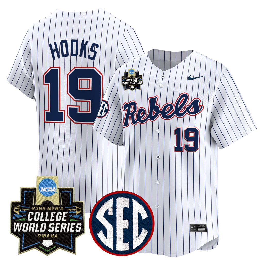 Men's Ole Miss Rebels 2026 World Series Vapor Premier Limited Jersey - All Stitched
