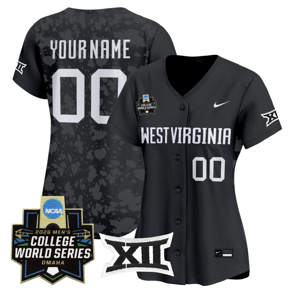 West Virginia Mountaineers 2026 World Series Patch Vapor Premier Limited Custom Jersey - All Stitched