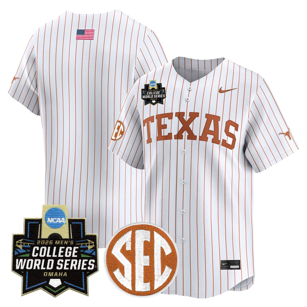 Men's Texas Longhorns 2026 World Series Vapor Premier Limited Jersey V2 - All Stitched