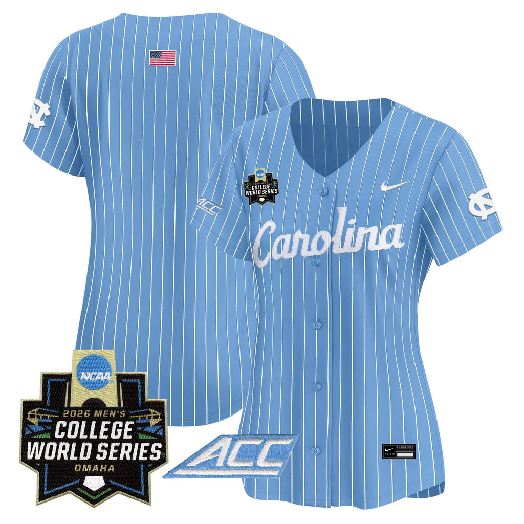 Women's North Carolina Tar Heels 2026 World Series Vapor Premier Limited Jersey - All Stitched
