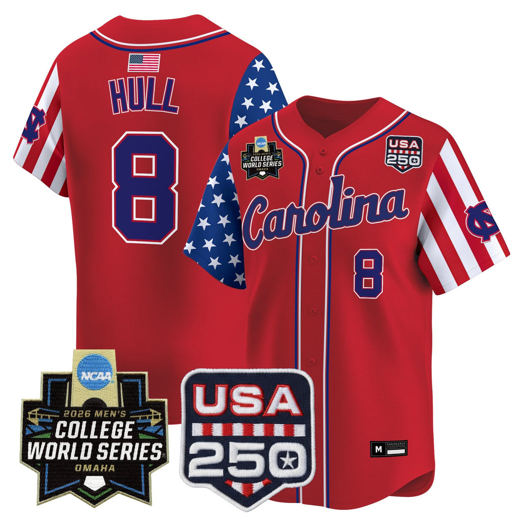 Men's North Carolina Tar Heels 2026 World Series "America 250 Edition" Vapor Premier Limited Jersey - All Stitched