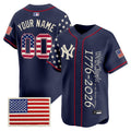 Yankees "America 250 Edition" Vapor Premier Limited Custom Jersey V3 - All Stitched