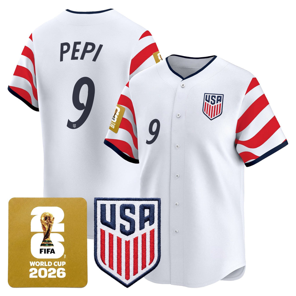Men's USMNT 2026 World Cup Vapor Baseball Jersey - Stitched