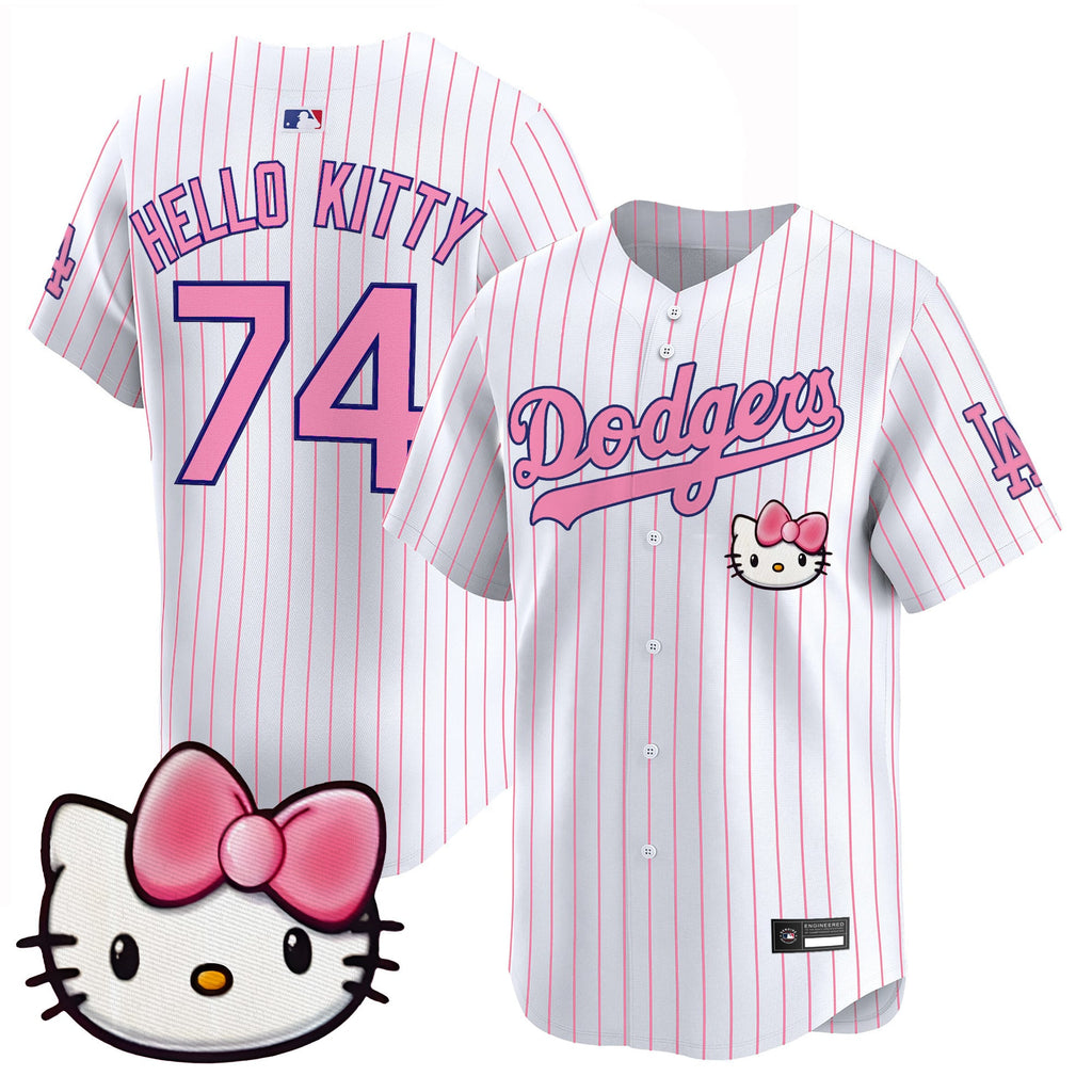 Los Angeles Dodgers x Sanrio Friends Vapor Premier Limited Jersey - All Stitched