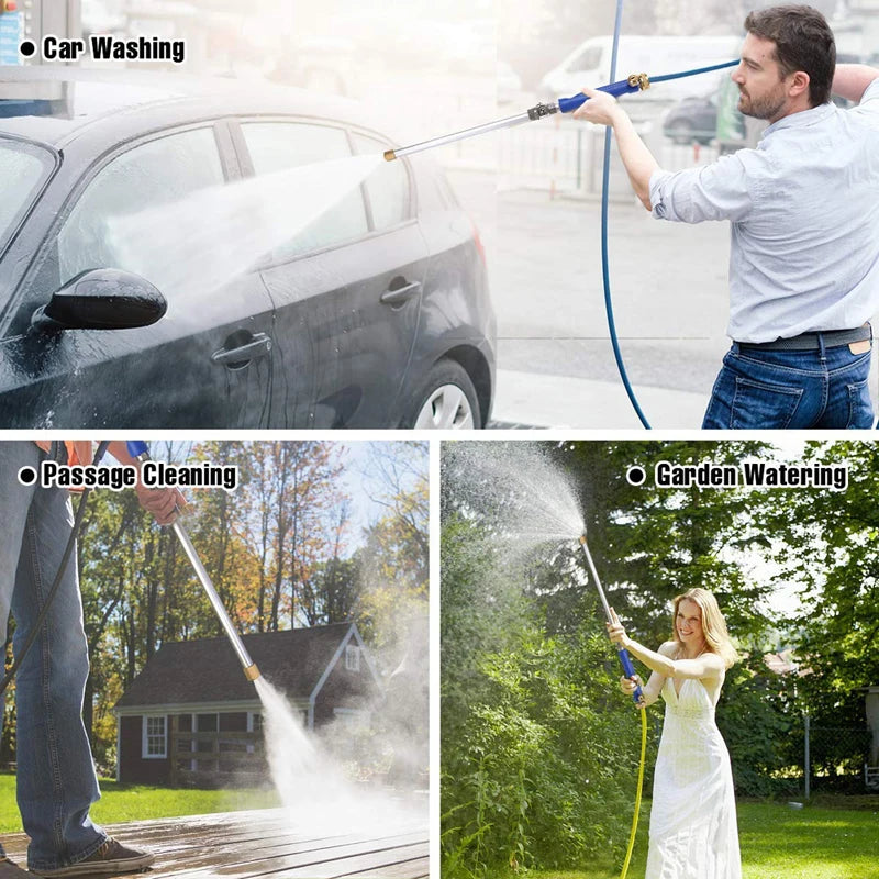 High Pressure Water Gun 46cm Metal Water Gun High Pressure Power Washer Spray Car Washing Tools Garden Water Jet Washer